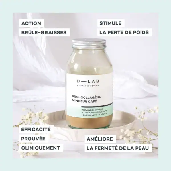 PRO-COLLAGENE MINCEUR CAFE - Flacon 1 mois – Image 2