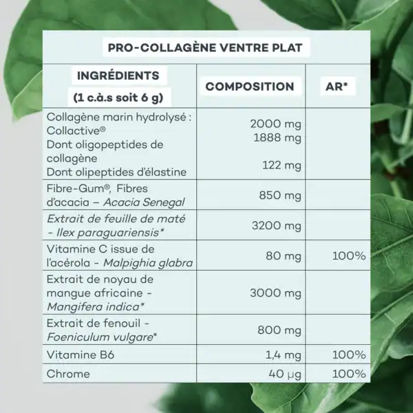 PRO-COLLAGENE VENTRE PLAT MANGUE - Flacon 1 mois – Image 4