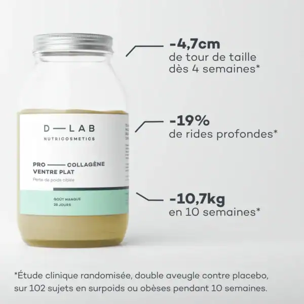 PRO-COLLAGENE VENTRE PLAT MANGUE - Flacon 1 mois – Image 5