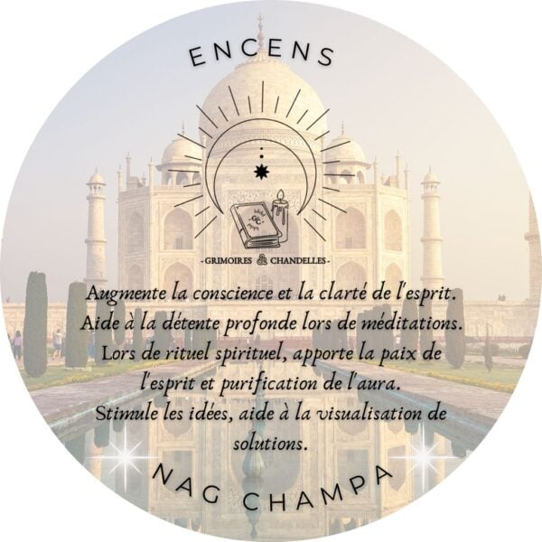 Encens 50ml NAG CHAMPA 2 950 XPF – Image 3