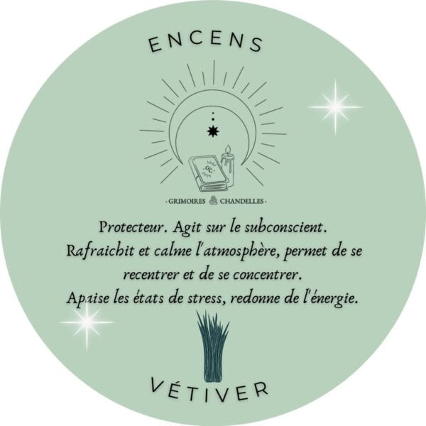 Encens 50ml VÉTIVER – Image 3