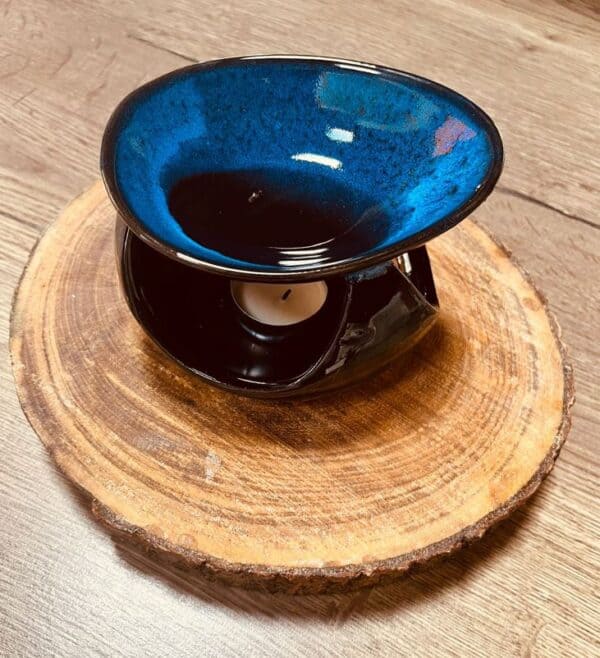 Grand bruleur d'encens BLEU – Image 2