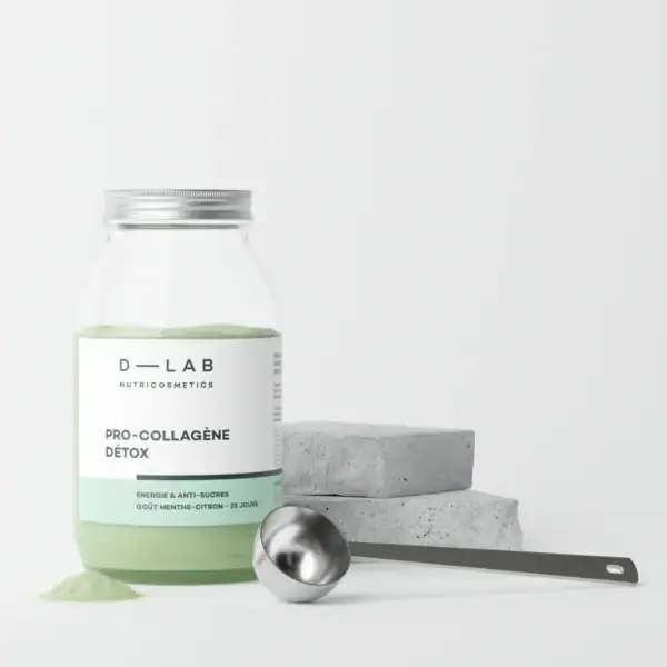 PRO-COLLAGENE DETOX  MENTHE - Flacon 1 mois – Image 3