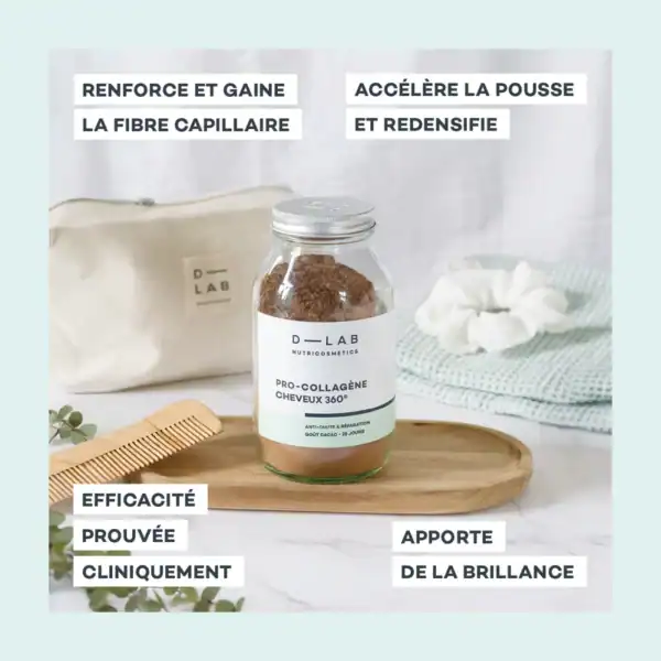 PRO-COLLAGÈNE CHEVEUX 360° - Flacon 1 mois – Image 2